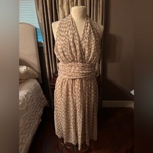 Elegant Polka Dot Dress